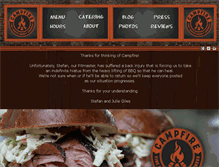 Tablet Screenshot of campfireforyou.com